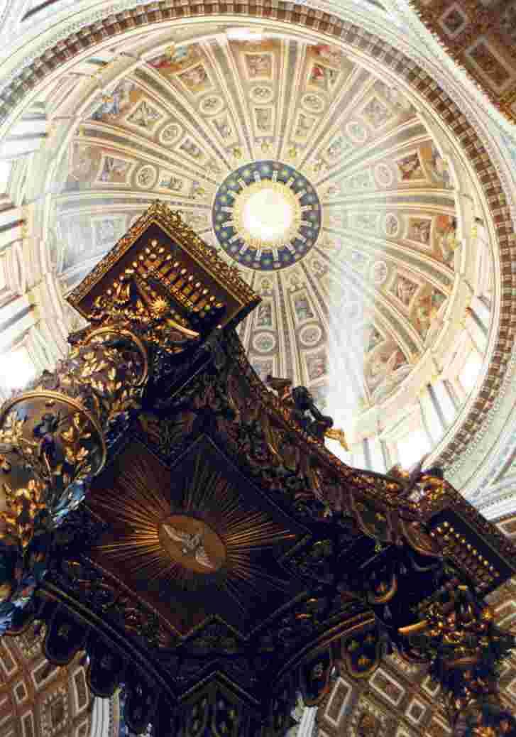 Die Kuppel des
                  Petersdomes