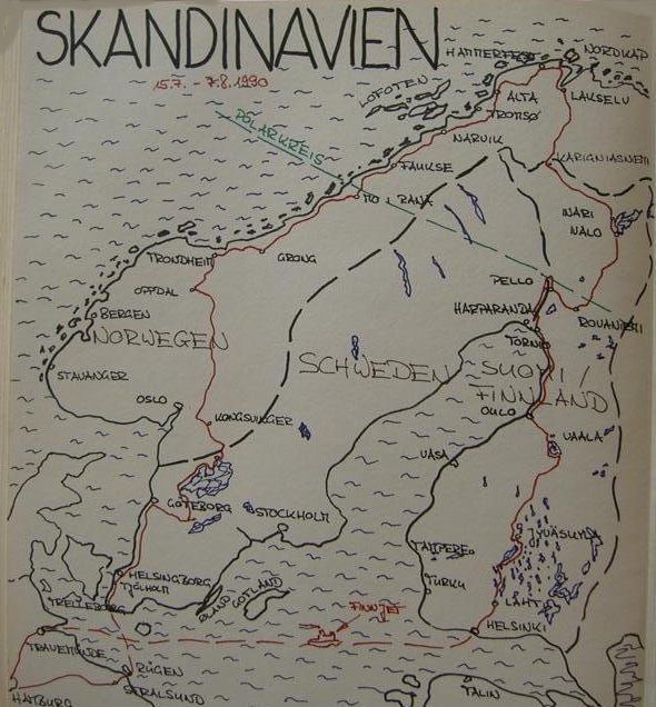 Nordkap karte